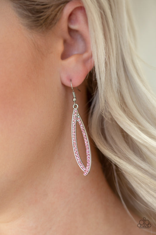 Treasure Trove Trinket - Pink Paparazzi Earrings