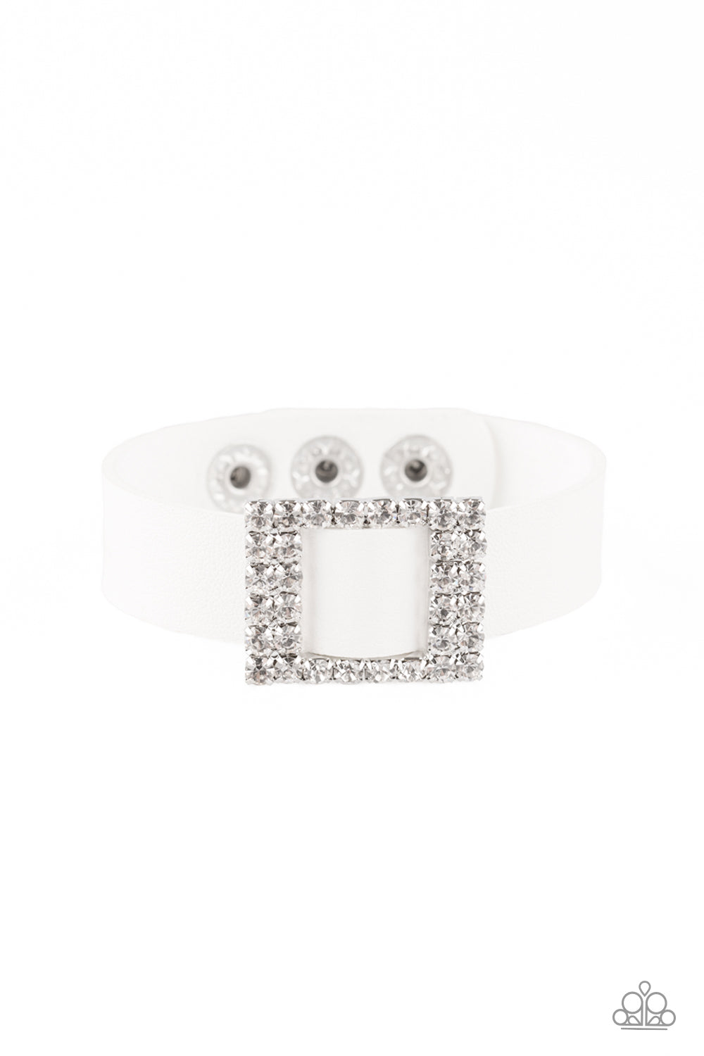 Diamond Diva - White Paparazzi Urban Bracelet