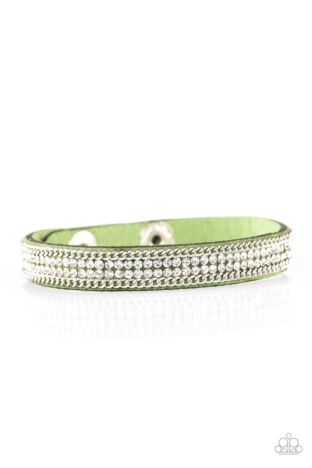 Babe Bling - Green Paparazzi Urban Bracelet