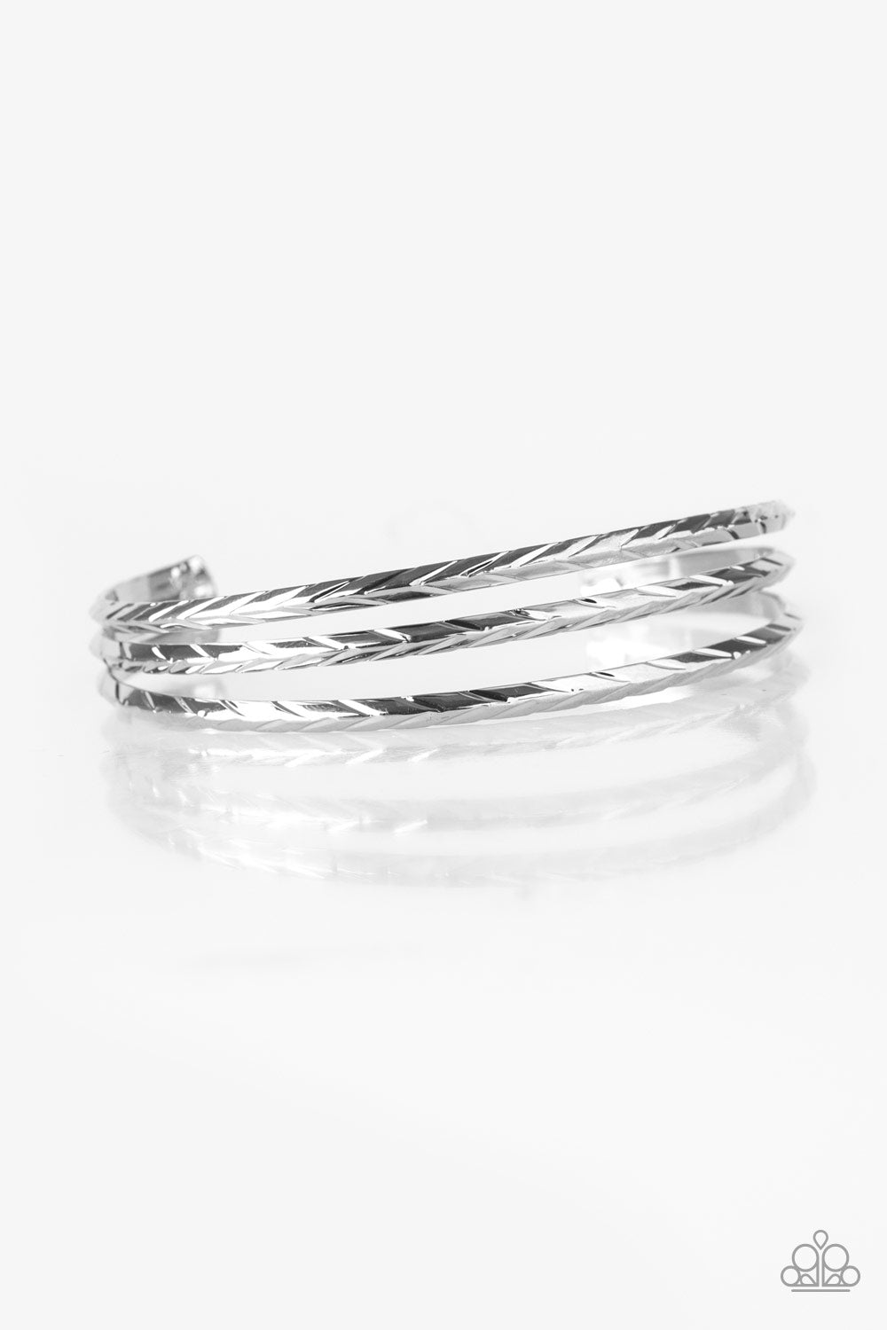 Eastern Empire - Silver Paparazzi Cuff Bracelet