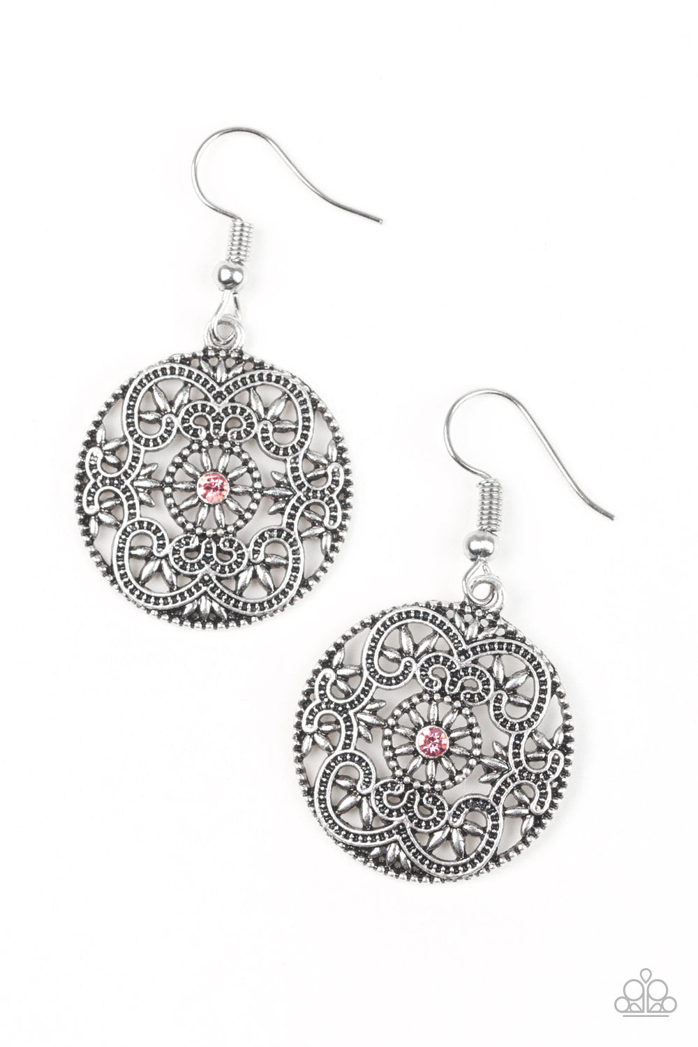 Rochester Royale - Pink Paparazzi Earrings