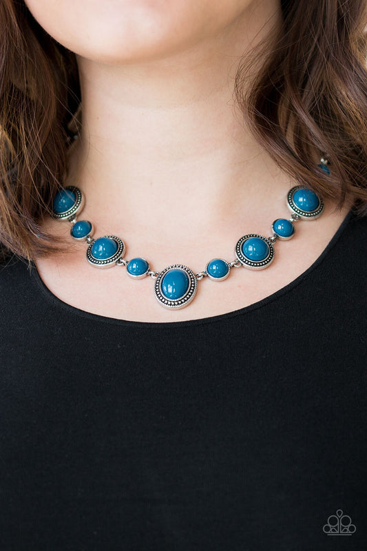 Voyager Vibes - Blue Paparazzi Necklace