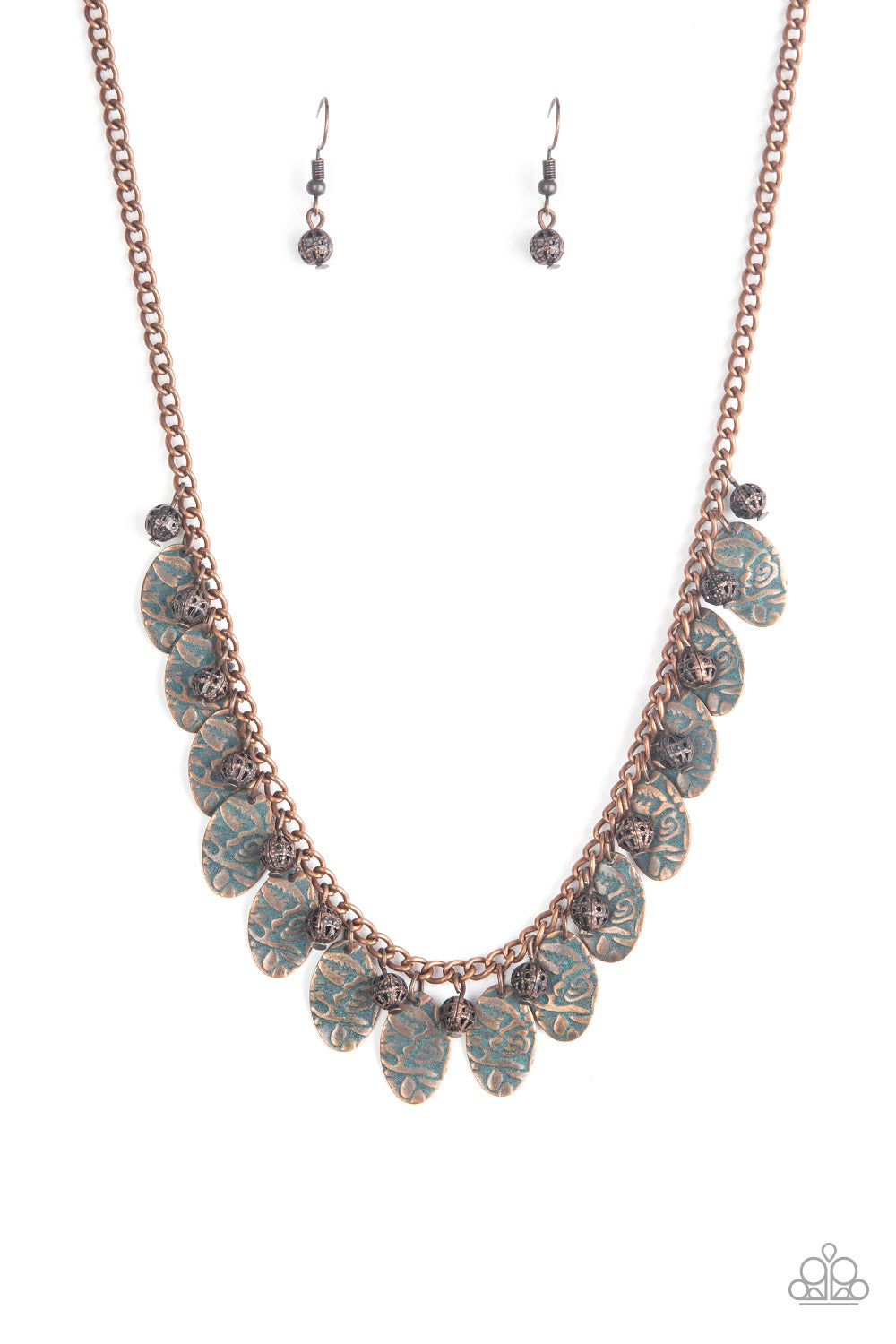 Vintage Gardens - Copper Paparazzi Necklace