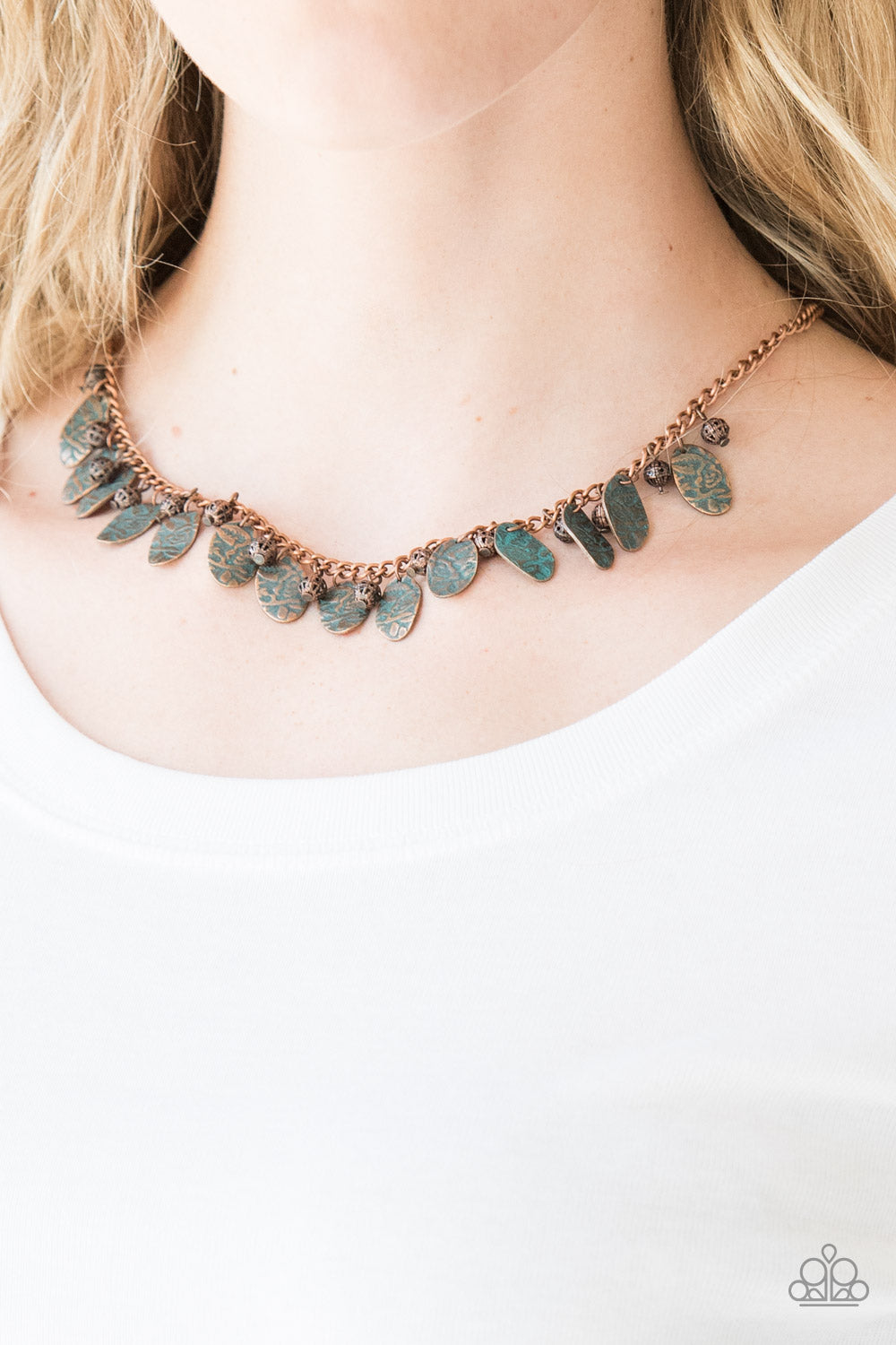 Vintage Gardens - Copper Paparazzi Necklace