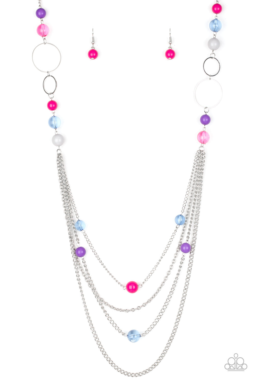 Bubbly Bright - Multi Paparazzi Necklace