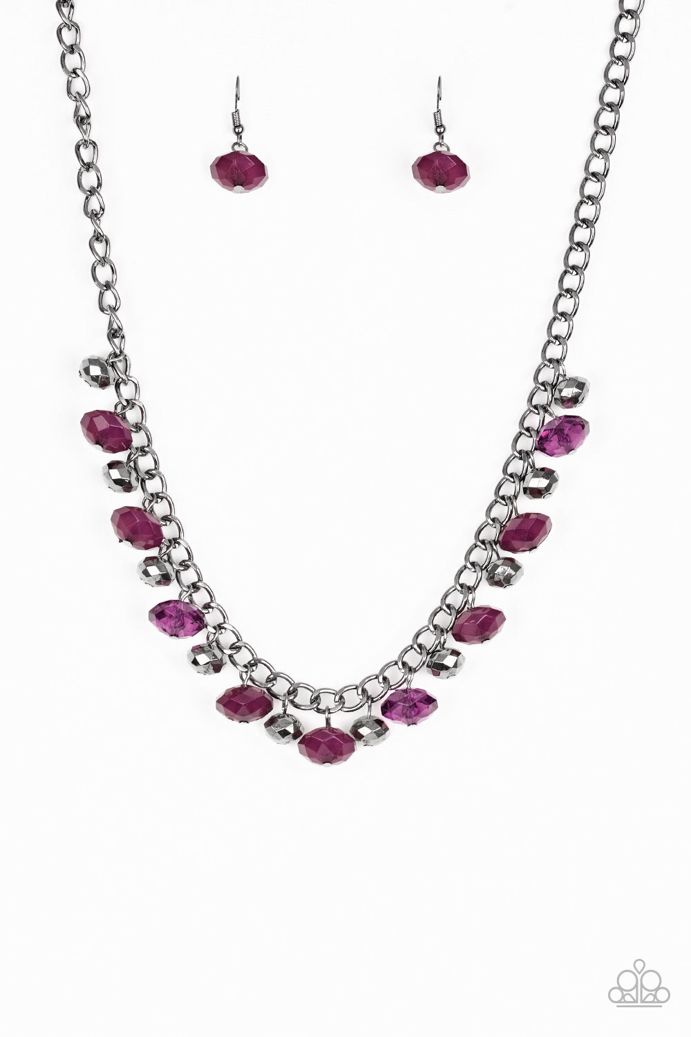 Runway Rebel - Purple Paparazzi Necklace