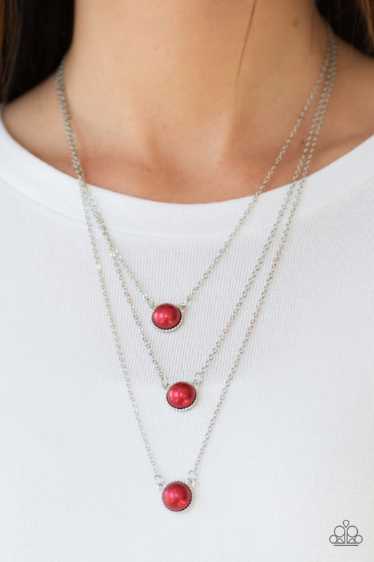 A Love For Luster - Red Paparazzi Necklace