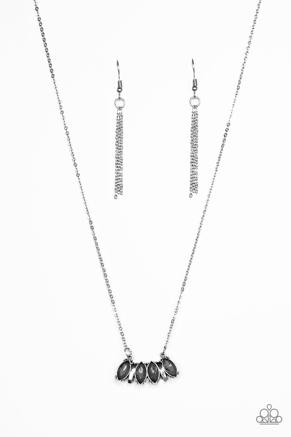 Deco Decadence - Silver Paparazzi Necklace