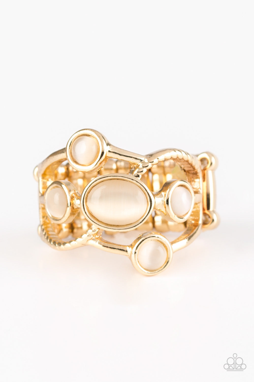 Moon Mood - Gold Paparazzi Ring