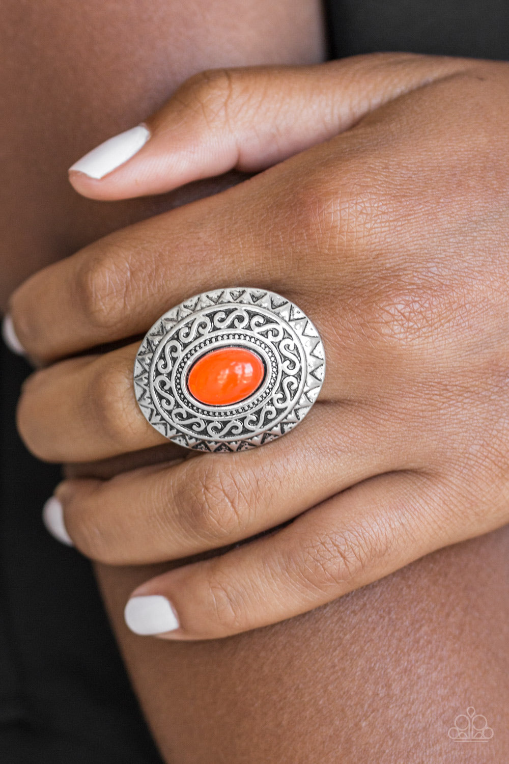 Hello, Sunshine - Orange Paparazzi Ring