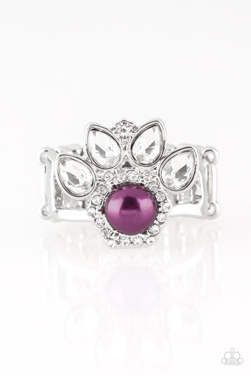 Crown Coronation - Purple Paparazzi Ring