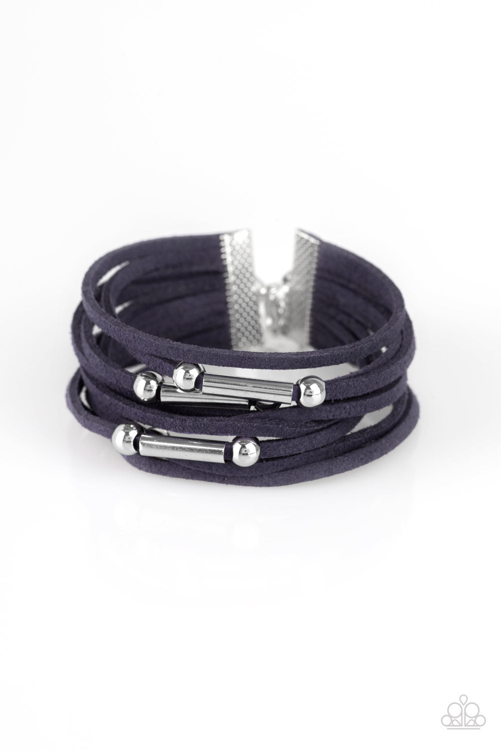 Back To BACKPACKER - Blue Paparazzi Bracelet