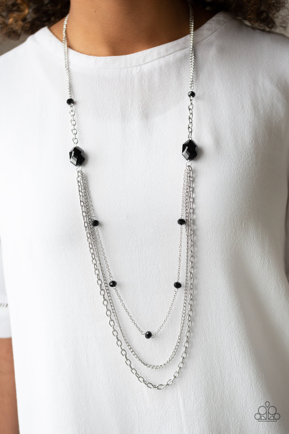 Dare To Dazzle - Black Paparazzi Necklace