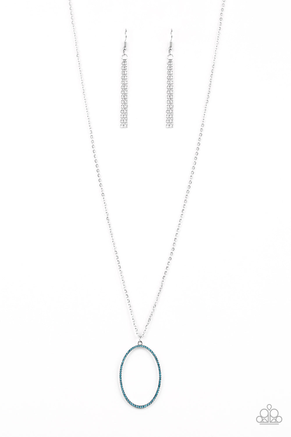 A Dazzling Distraction - Blue Paparazzi Necklace