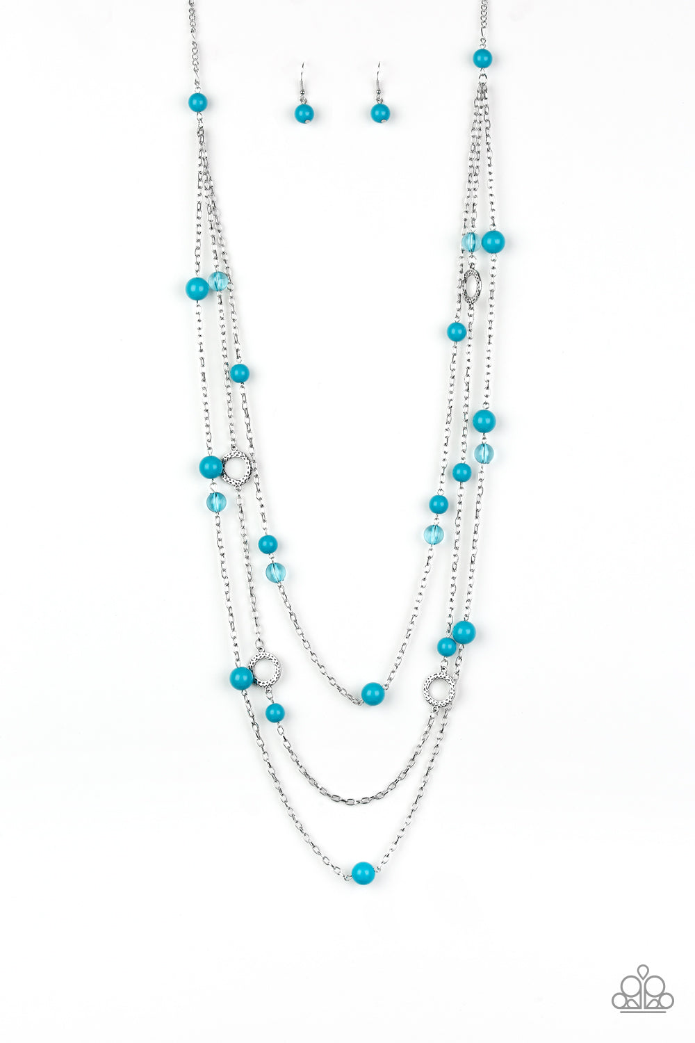 Brilliant Bliss - Blue Paparazzi Necklace