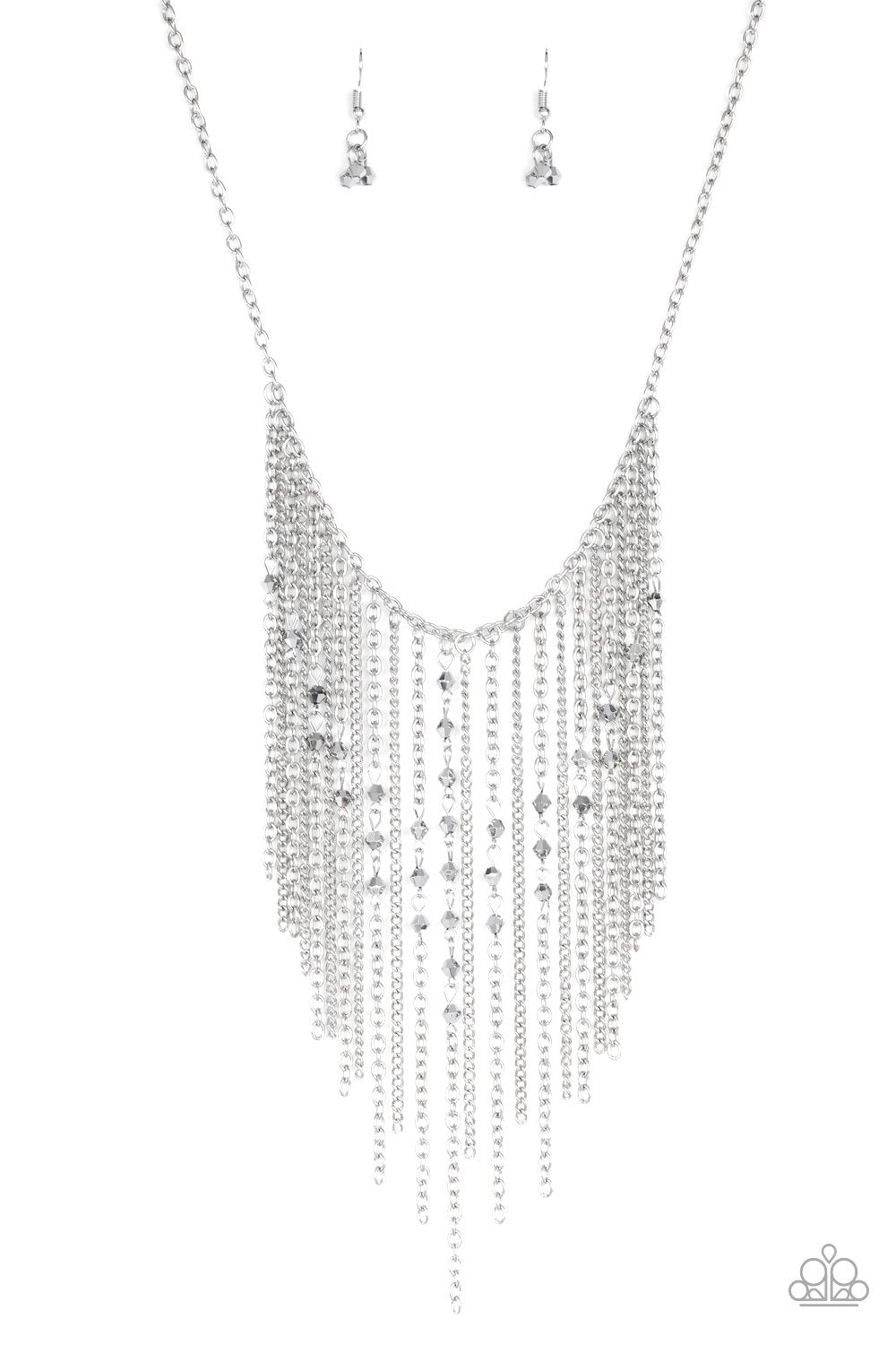 First Class Fringe Silver Paparazzi Necklace