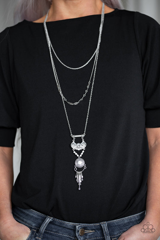 Wildland Wonderland - White Paparazzi Necklace