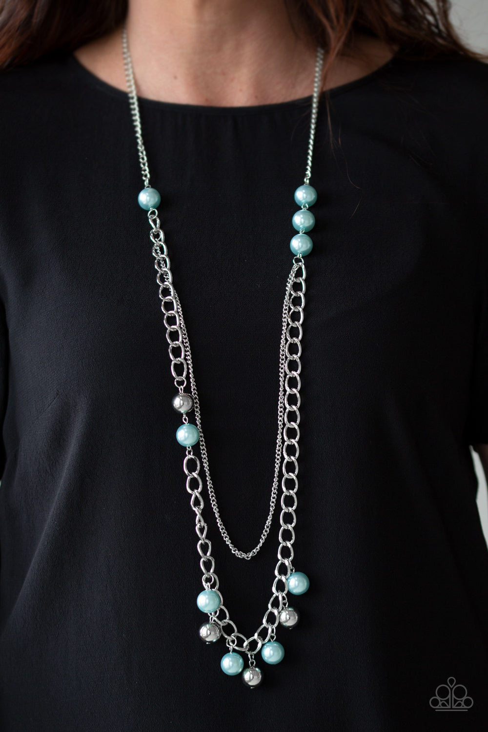 Modern Musical - Blue Paparazzi Necklace