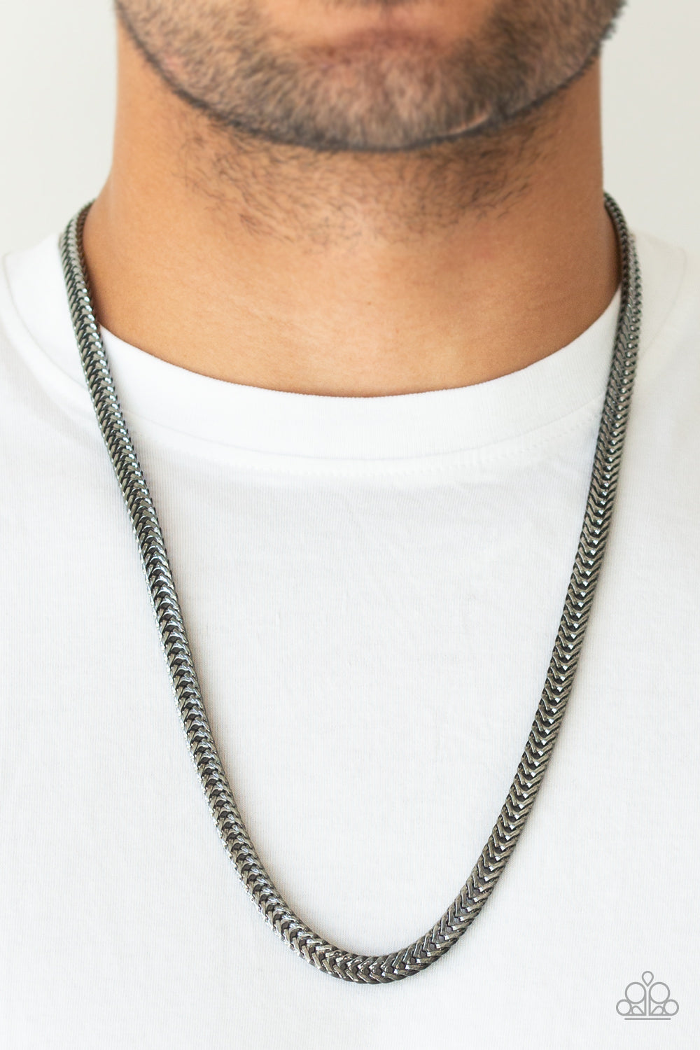 Knockout King - Black Paparazzi Urban Necklace