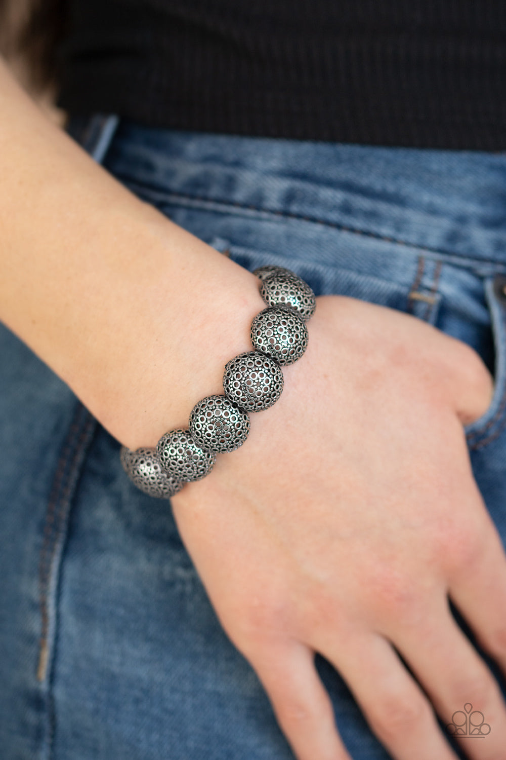 Obviously Ornate - Silver Paparazzi Bracelet