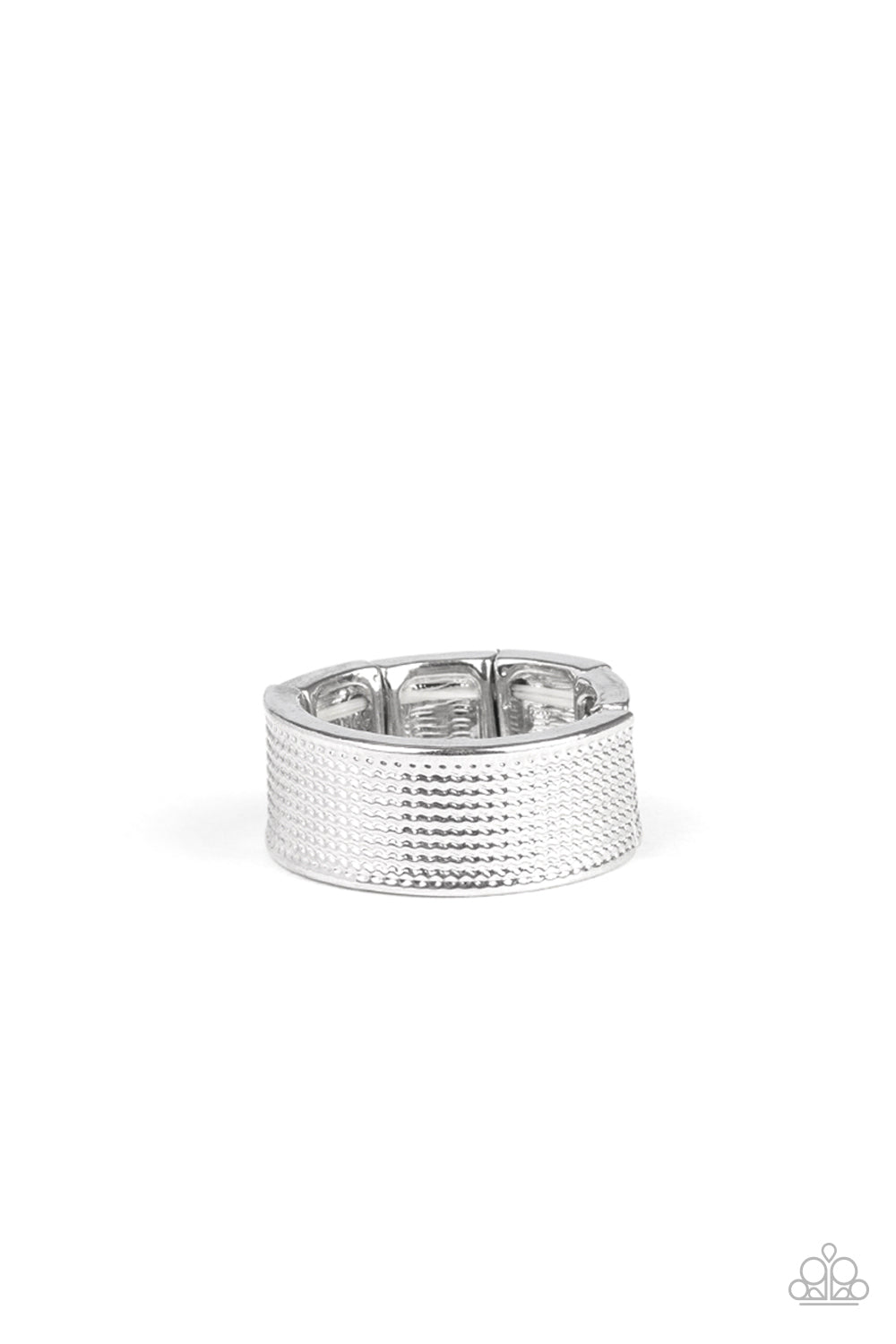 Uppercut - Silver Paparazzi Urban Ring