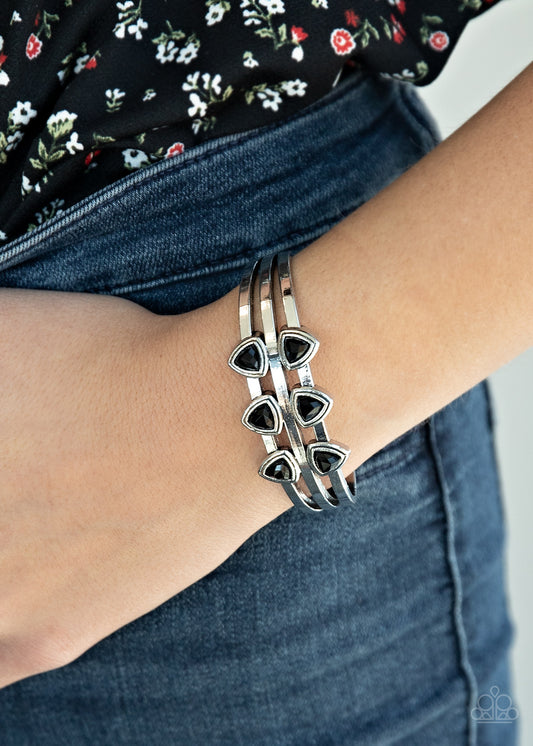 Tribal Triad - Black Paparazzi Bracelet