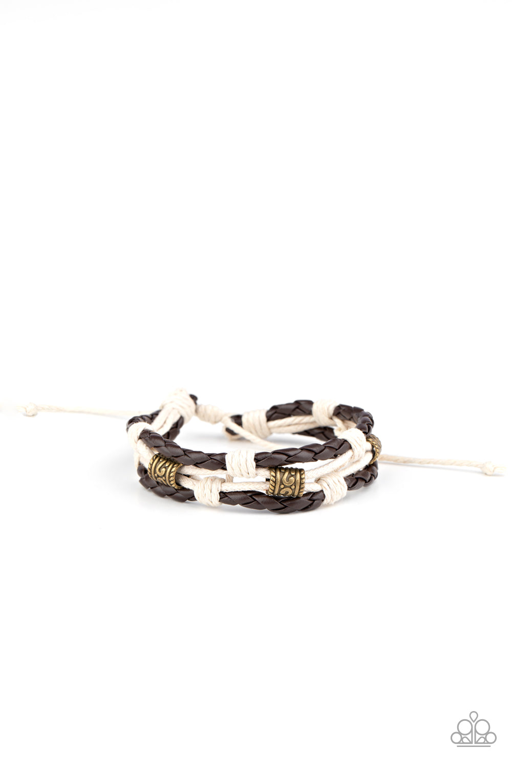 Really Rugged - Brown Paparazzi Urban Bracelet