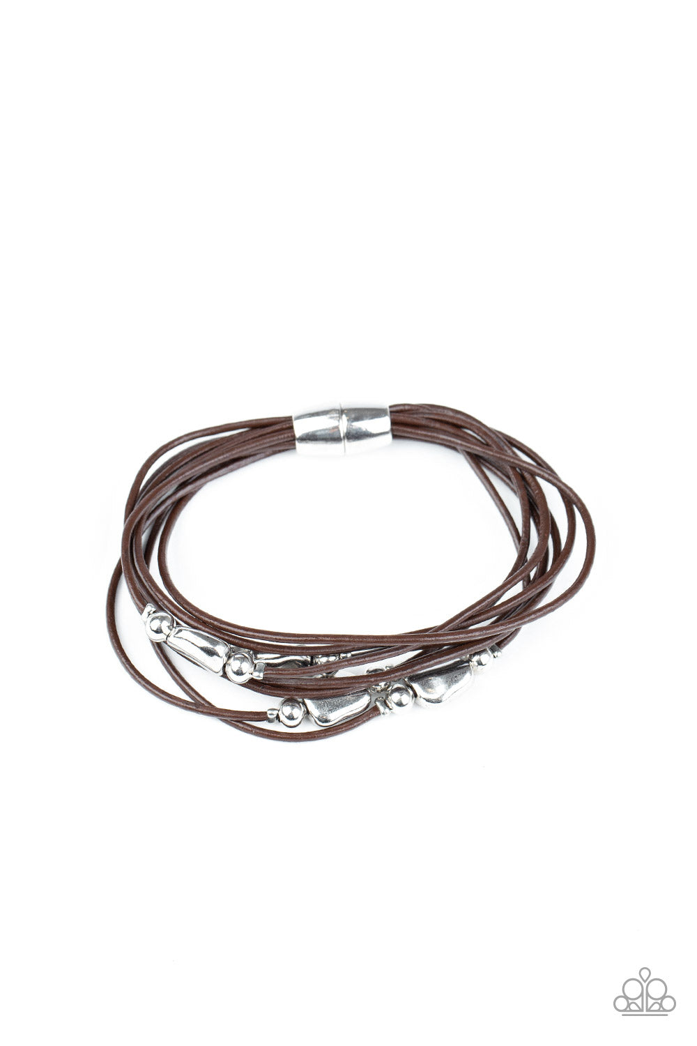 Raw Edge - Brown Paparazzi Bracelet