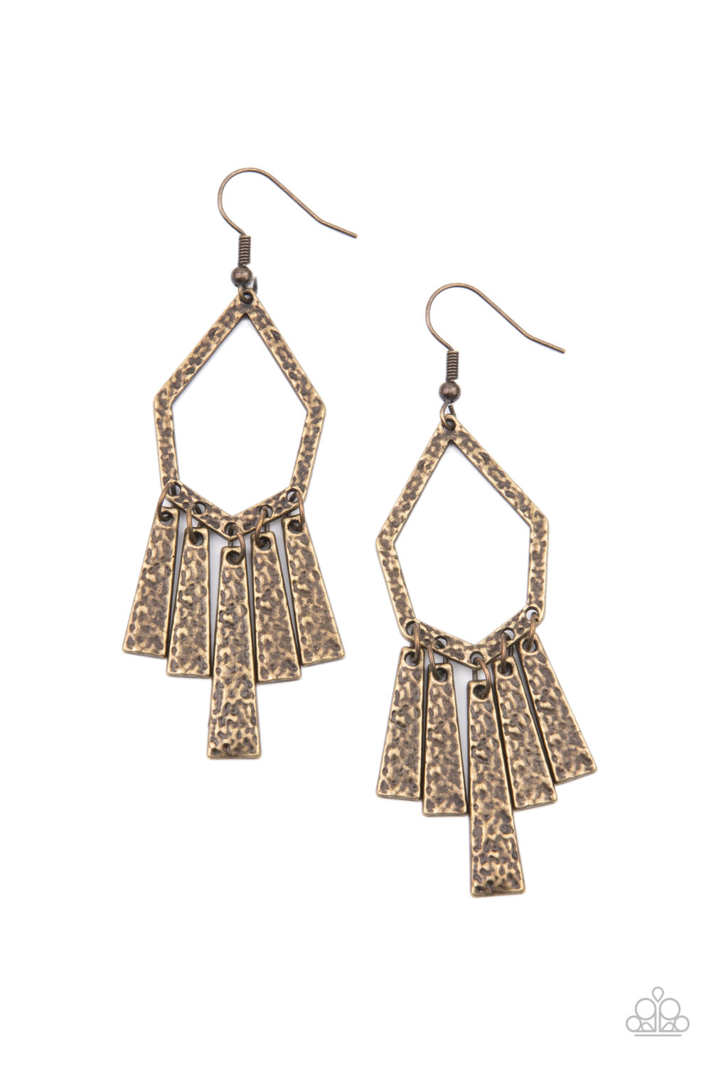 Museum Find - Brass Paparazzi Earrings