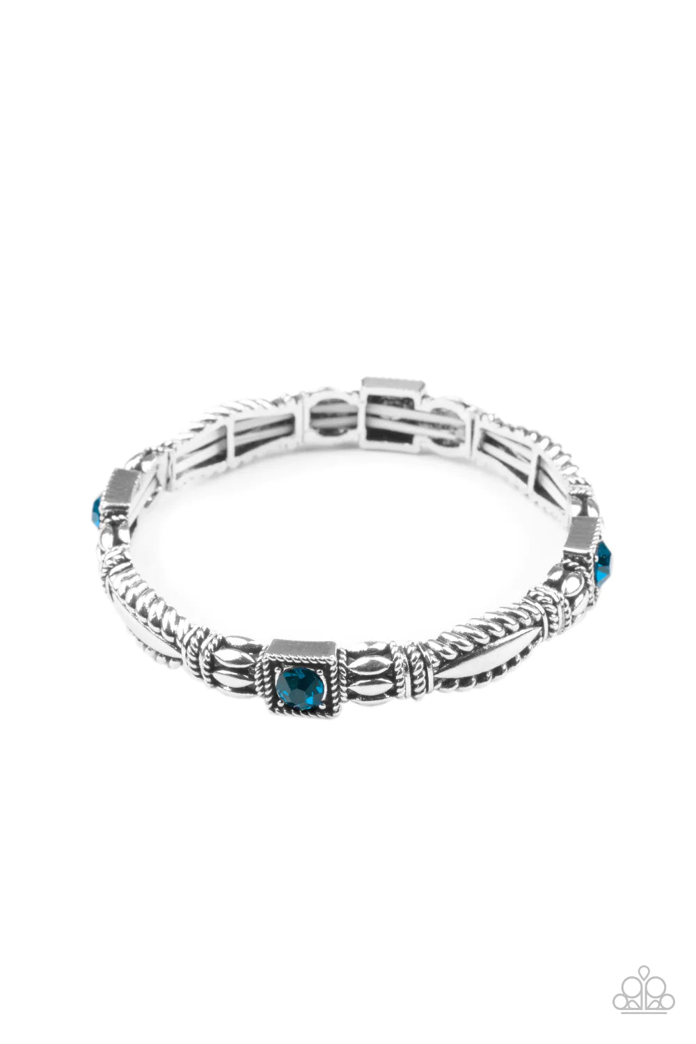 Get This GLOW on the Road Blue Paparazzi Bracelet