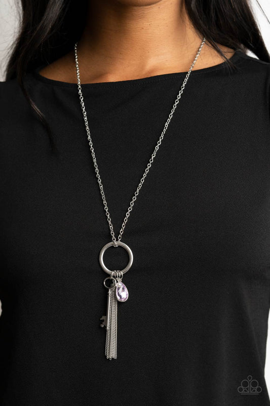 Unlock Your Sparkle - Purple Paparazzi Necklace