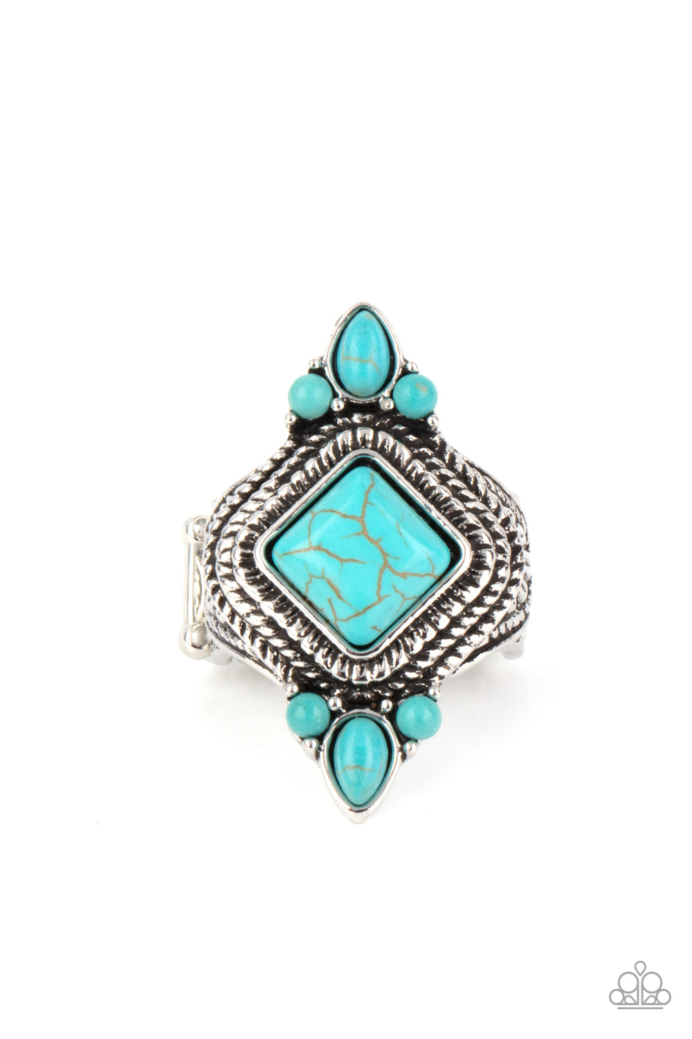 Mesa Mystic - Blue Paparazzi Ring