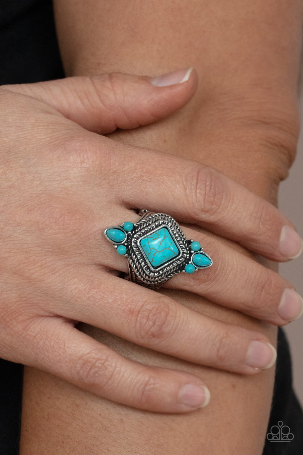 Mesa Mystic - Blue Paparazzi Ring