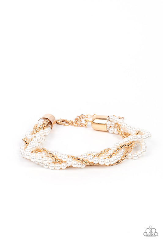 Vintage Variation - Gold Paparazzi Bracelet