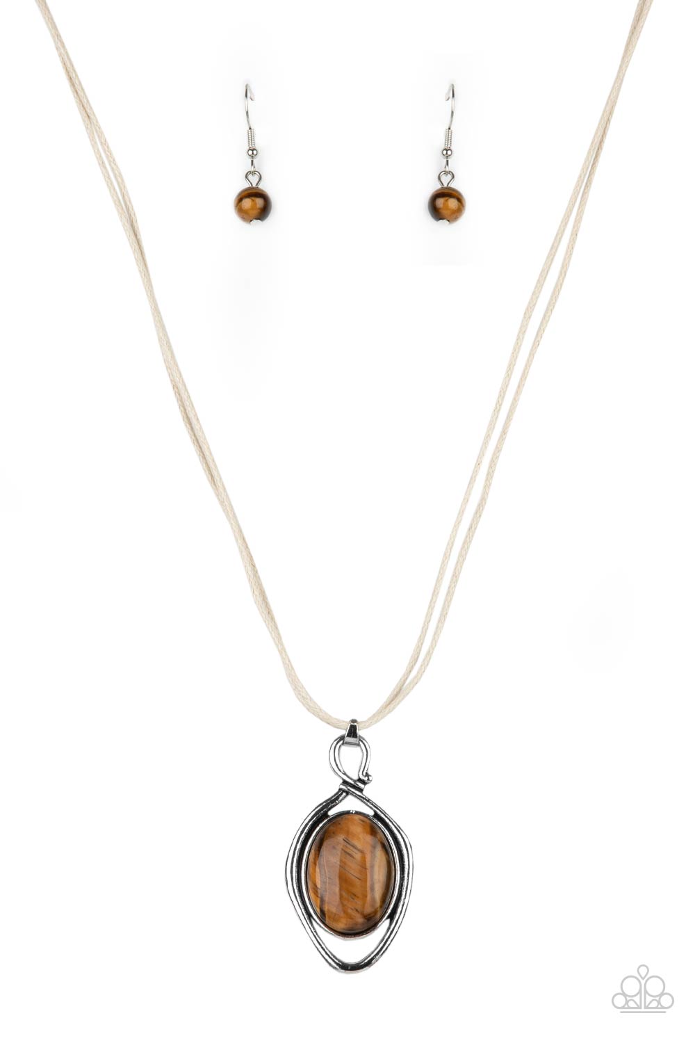 Desert Mystery - Brown Paparazzi Urban Necklace