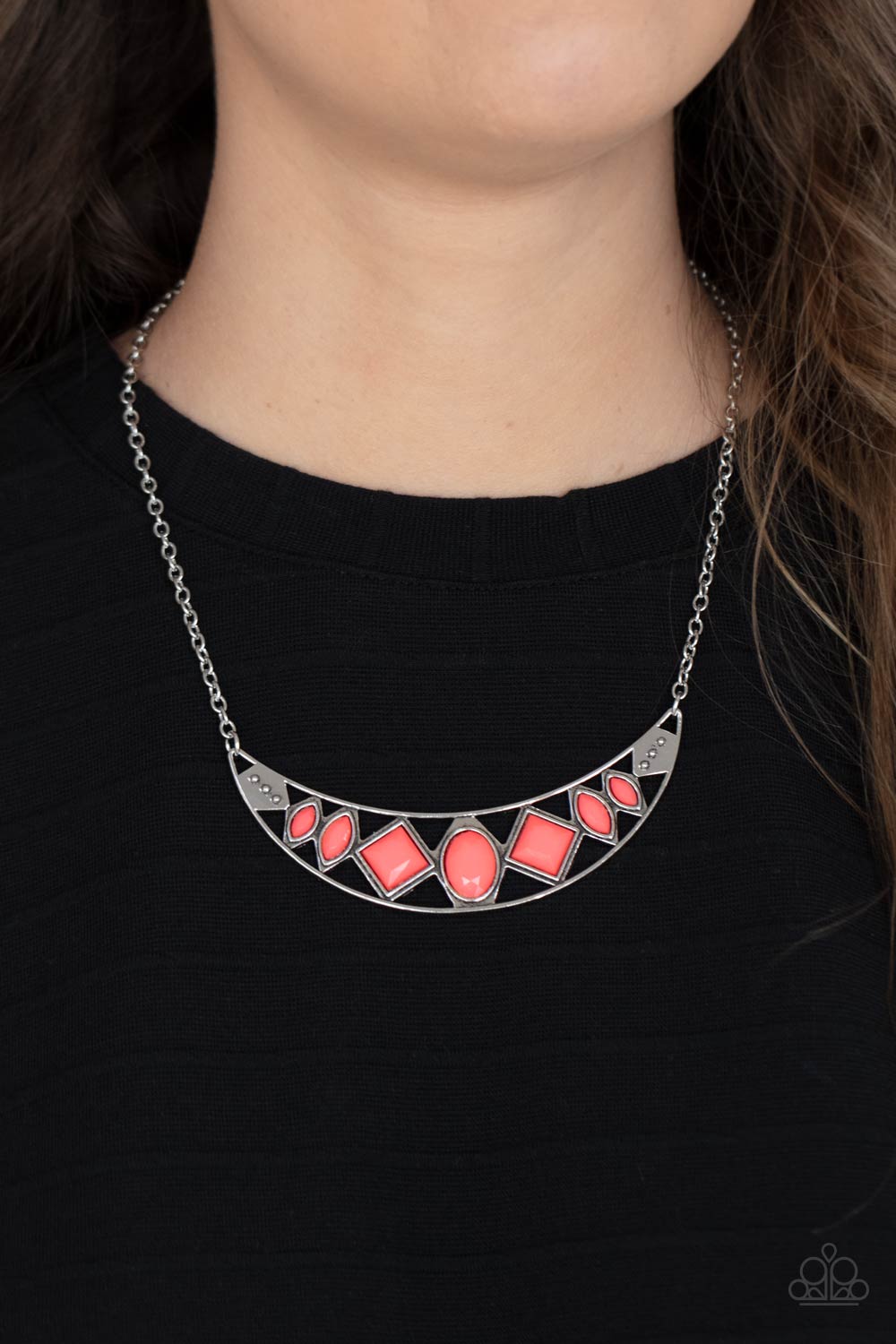 Emblazoned Era - Pink Paparazzi Necklace