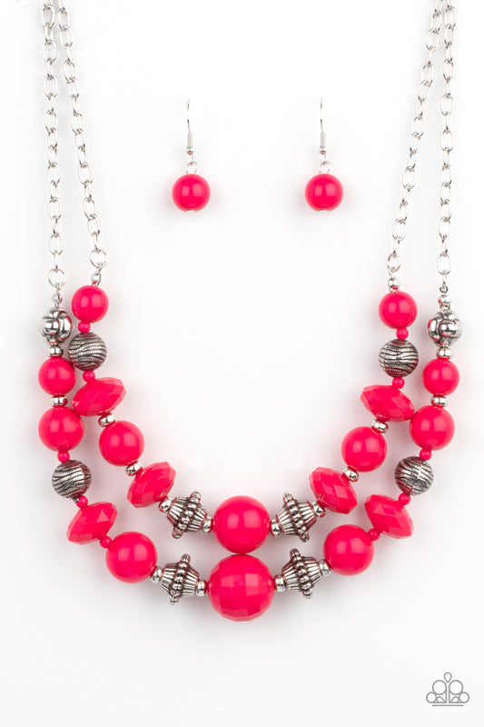 Upscale Chic - Pink Paparazzi Necklace