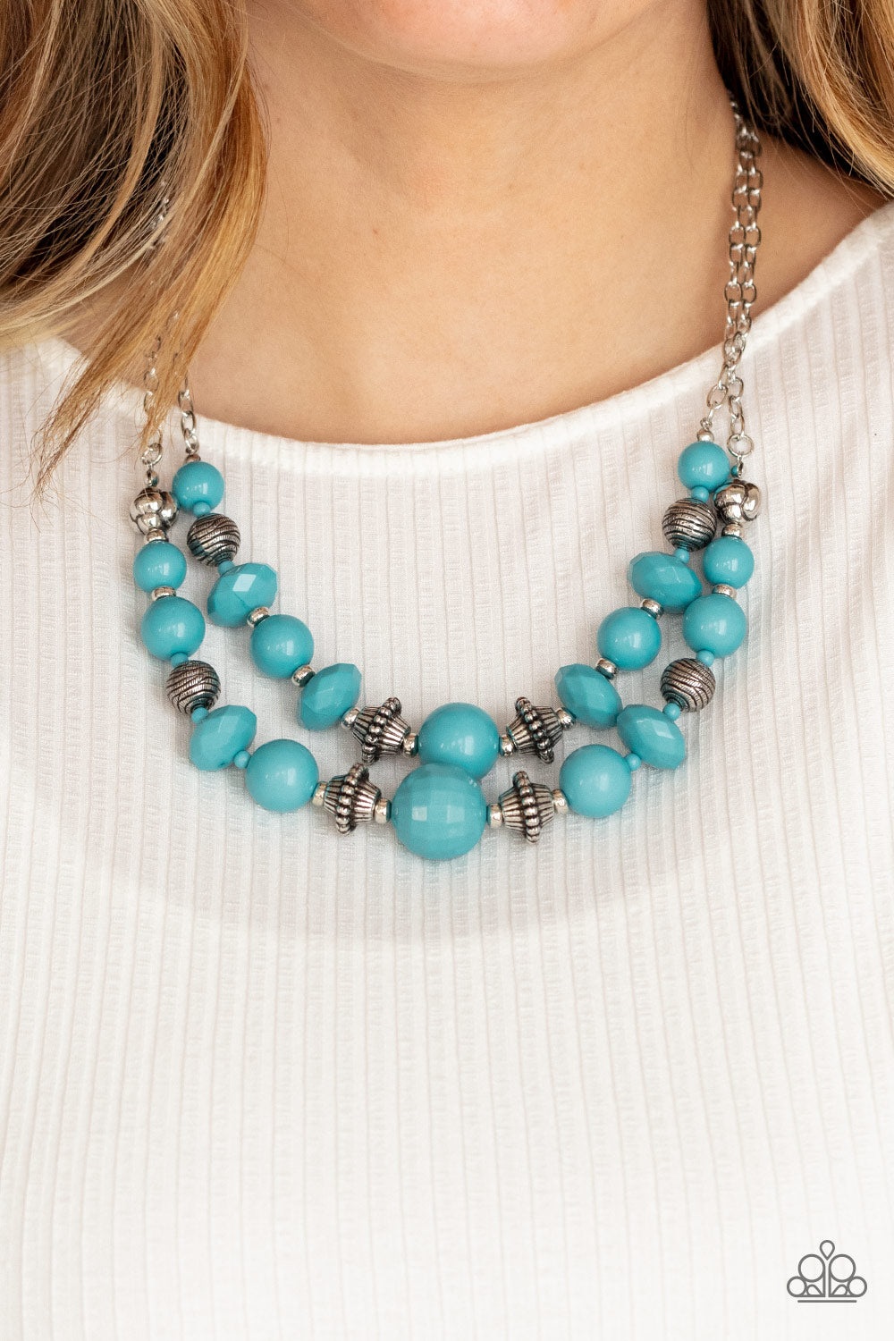 Upscale Chic - Blue Paparazzi Necklace