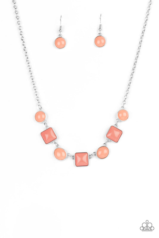 Trend Worthy - Orange Paparazzi Necklace