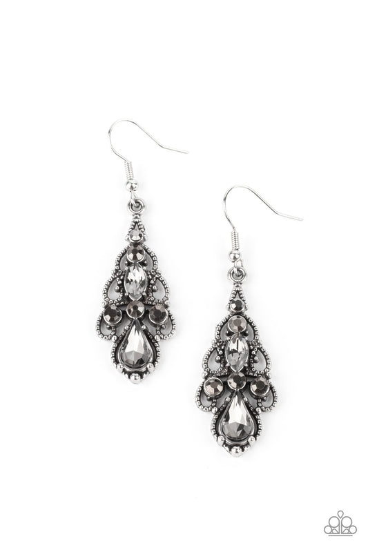 Urban Radiance - Silver Paparazzi Earrings