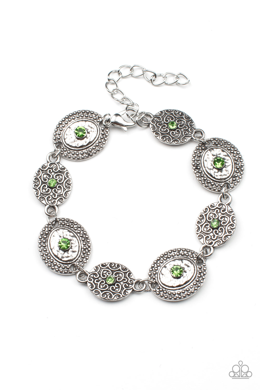 Secret Garden Glamour - Green Paparazzi Bracelet