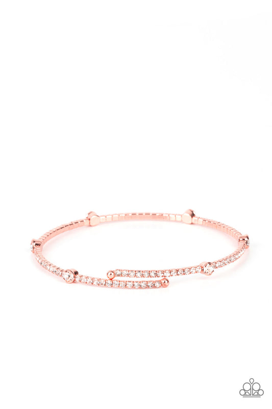 Upgraded Glamour - Copper Paparazzi Bracelet