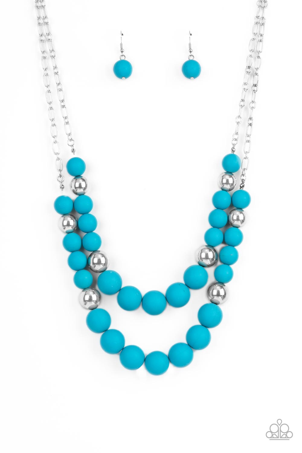 Vivid Vanity - Blue Paparazzi Necklace