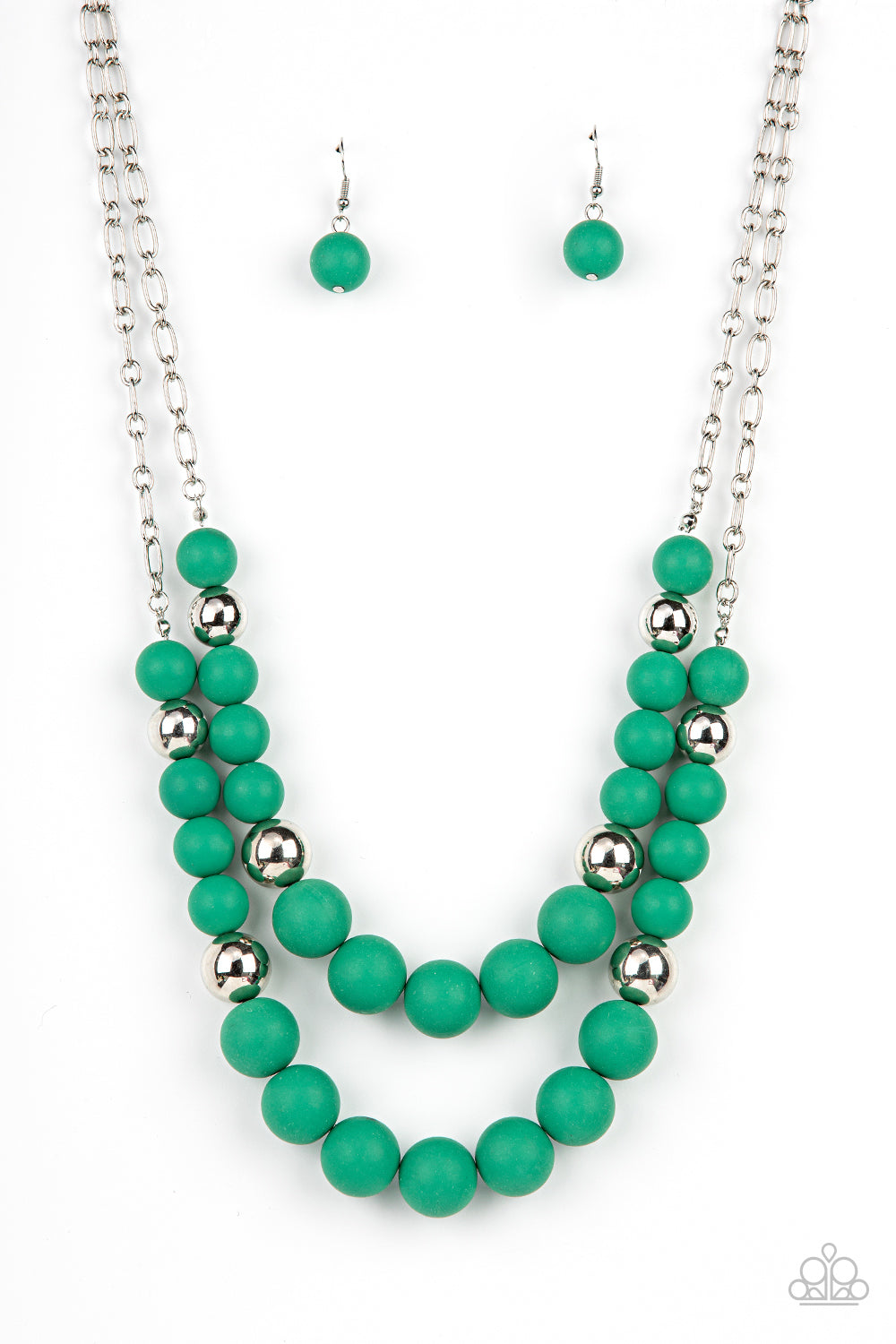 Vivid Vanity - Green Paparazzi Necklace