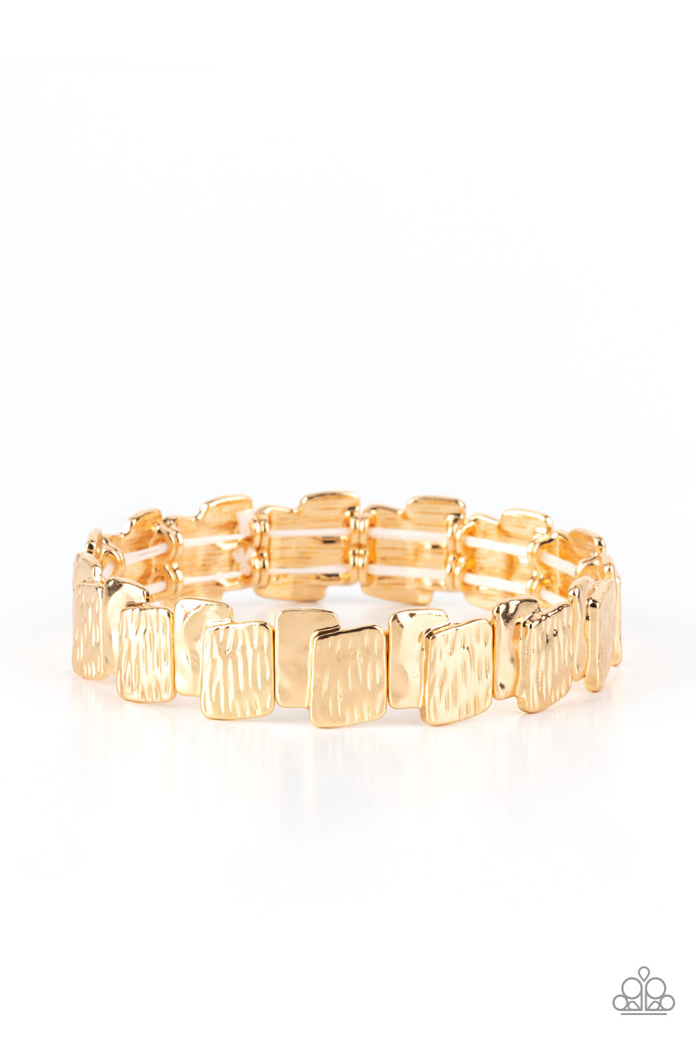 Urban Stackyard - Gold Paparazzi Bracelet