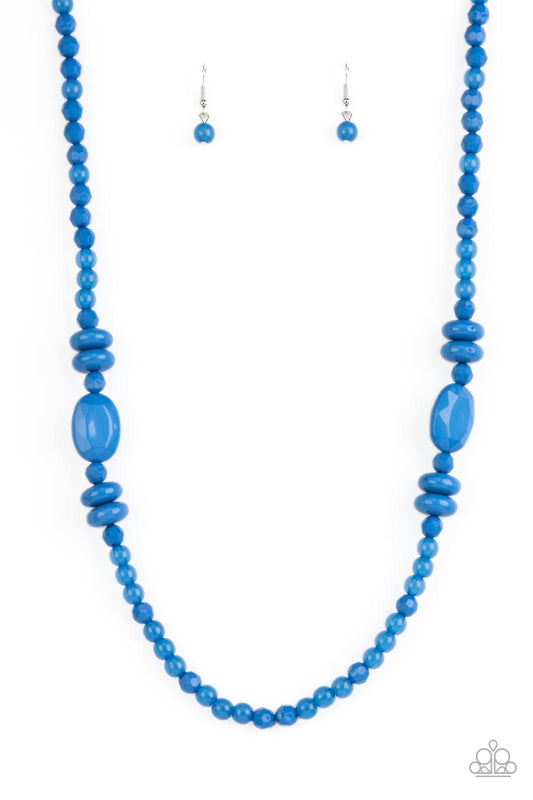 Tropical Tourist - Blue Paparazzi Necklace