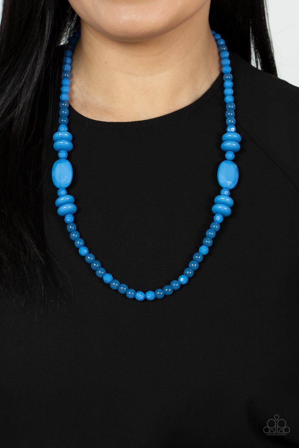 Tropical Tourist - Blue Paparazzi Necklace