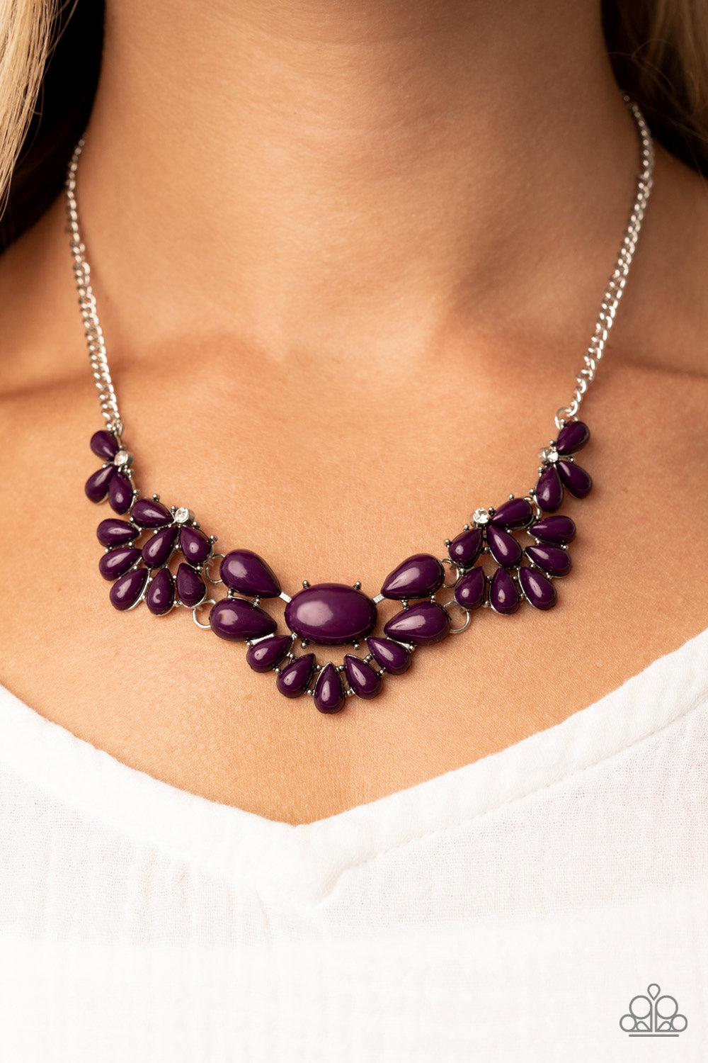 Secret GARDENISTA - Purple Paparazzi Necklace