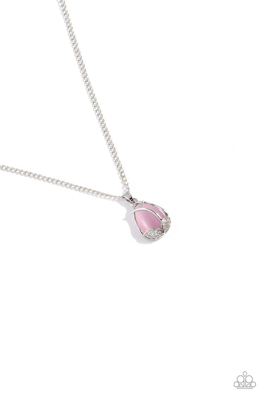 Top-Notch Trinket - Pink Necklace