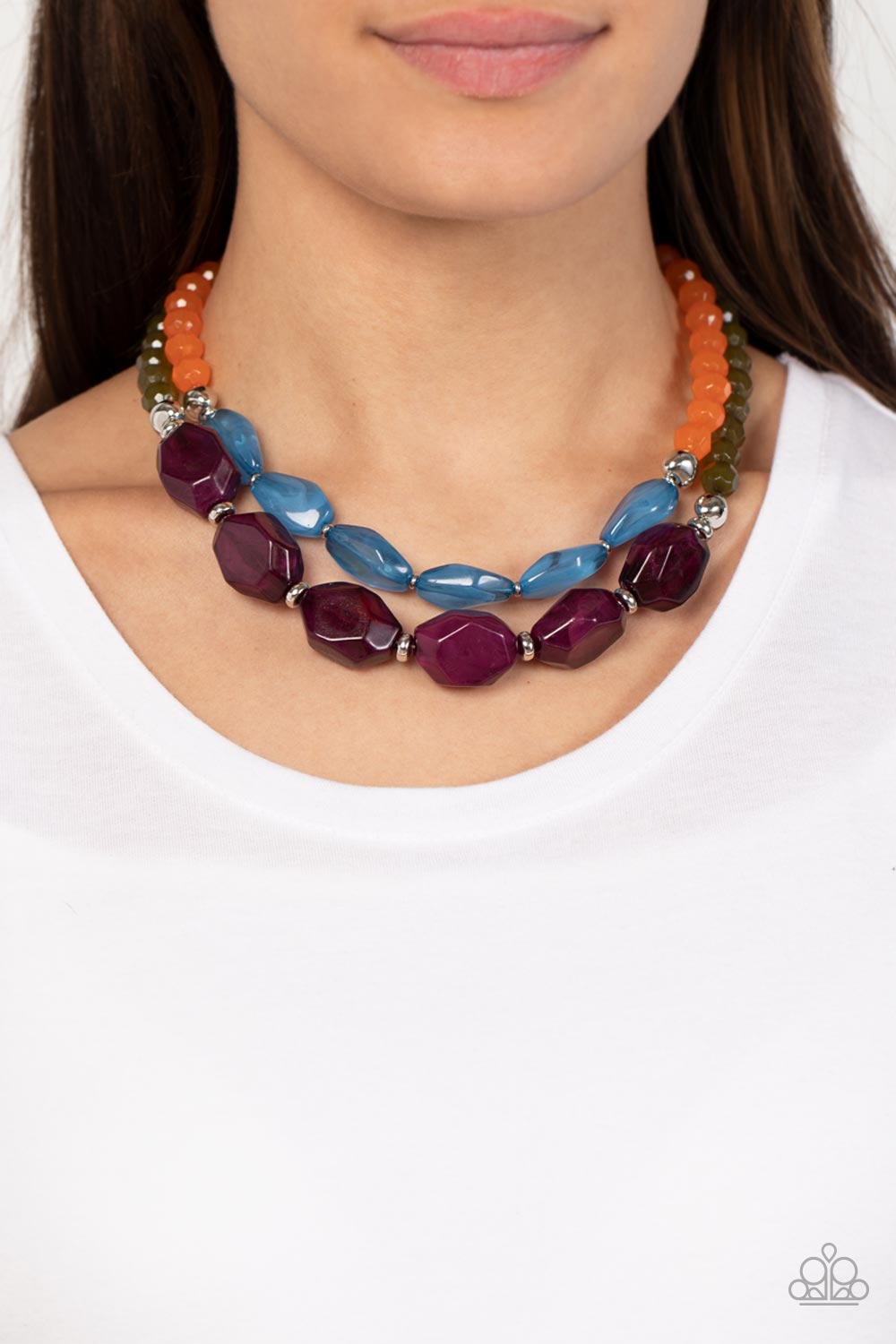 Tropical Trove - Purple Paparazzi Necklace